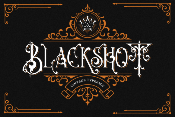 Blackshot Font for Handmade Creations