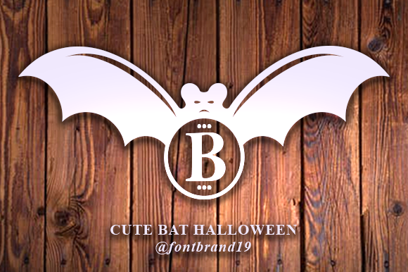 Cute Bat Halloween Font for Spooky Branding