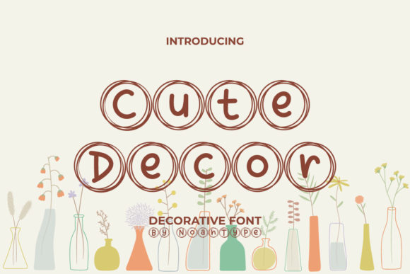 Cute Decor Font for a Polished Brand Look