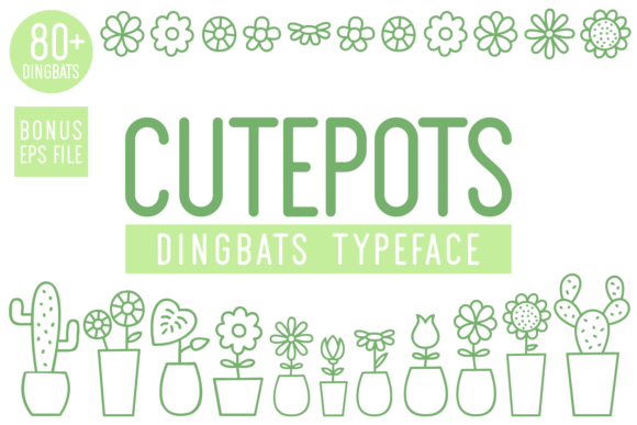Cute Pots Font Review for Campaign Design