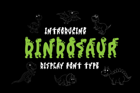 Dindosaur Font Review for Design Projects