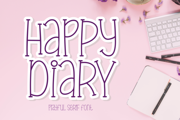 Happy Diary: A Serif Font for Modern Web Design