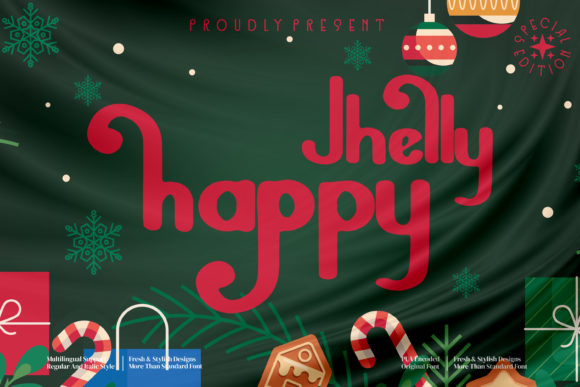 Happy Jhelly Font for Campaign Creatives