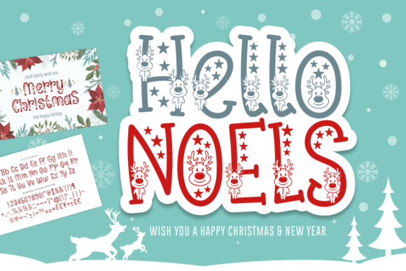 Hello Noels: A Festive Font for Creative Makers