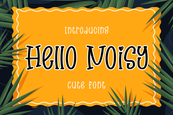 Hello Noisy Serif Font for Editorial Design