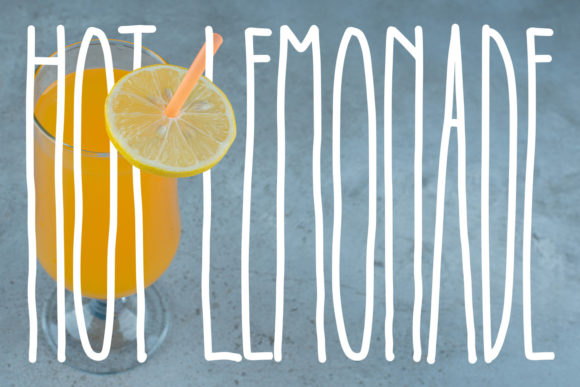 Hot Lemonade Font for Clear and Cute Campaign Designs