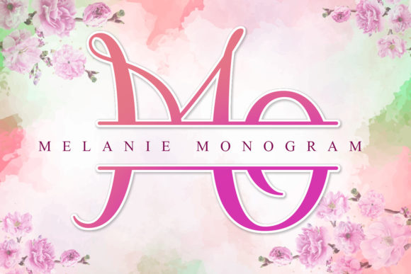 Melanie Monogram: A Charming Display Font for Web Design