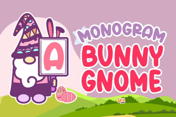 Monogram Bunny Gnome Font for Web Design