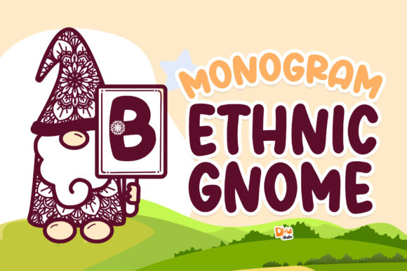 Monogram Ethnic Gnome Font Review for Editorial Design