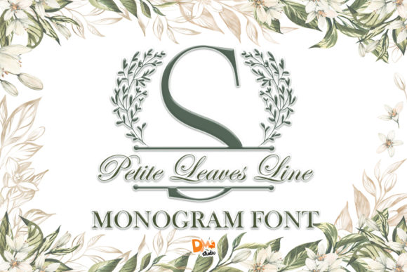 Petite Leaves Line Font for Creative Campaigns