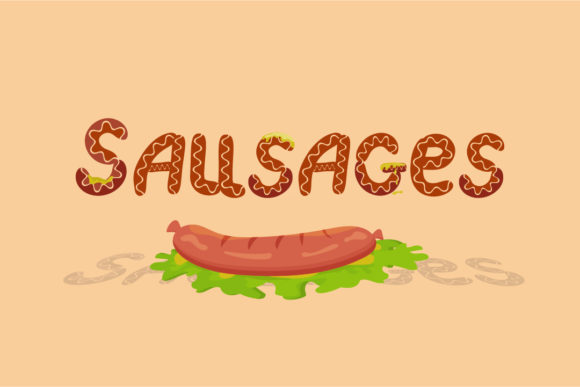 Sausages Font for Professional Branding