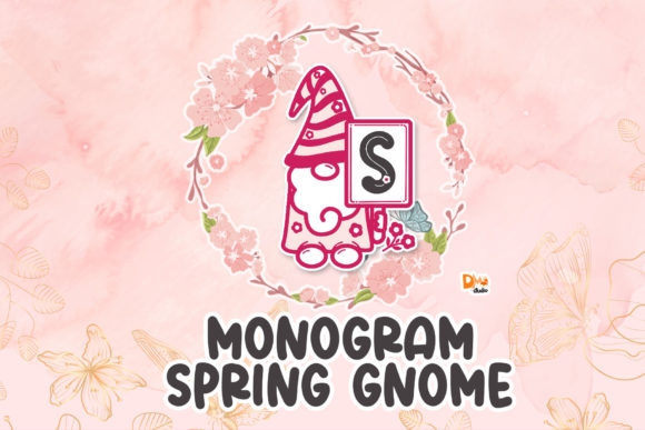 Spring Gnome Monogram Font for Digital Creativity
