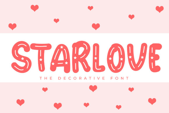 Starlove: A Playful Font for Editorial Creativity