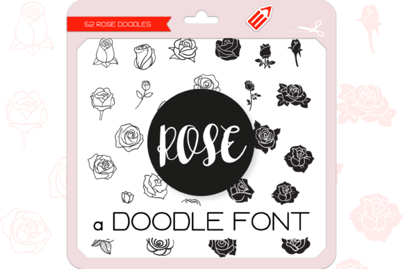 The Rose Font for Handmade Creations