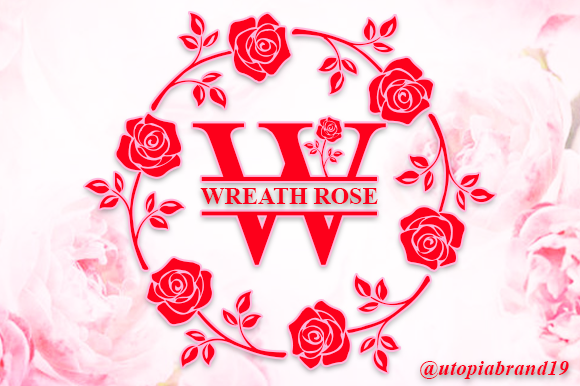 Wreath Rose Monogram Review for Design Projects